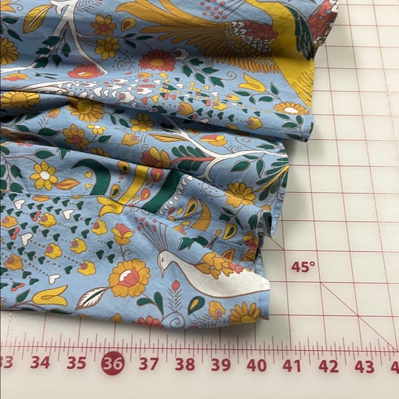 BODEN "Kitty" Cottage Garden Party Birds/Floral Full Skirt Cotton Shirtdress 10P - Picture 16 of 16